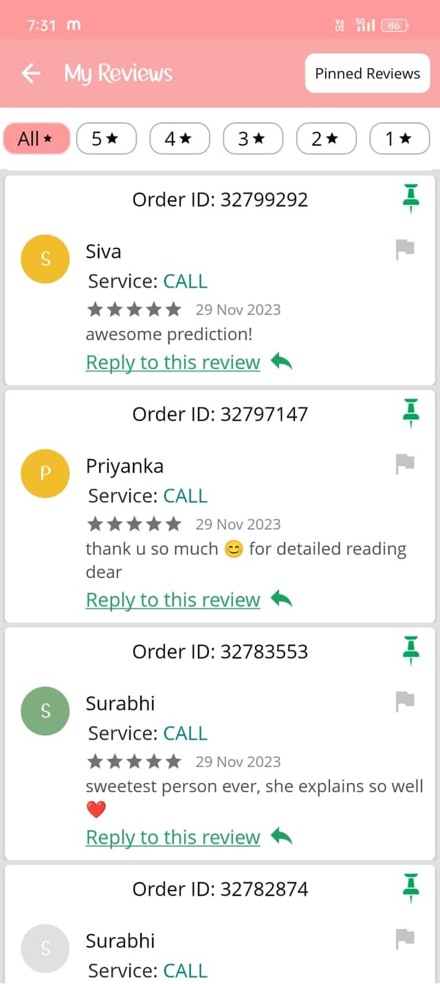 Client review screenshot 4